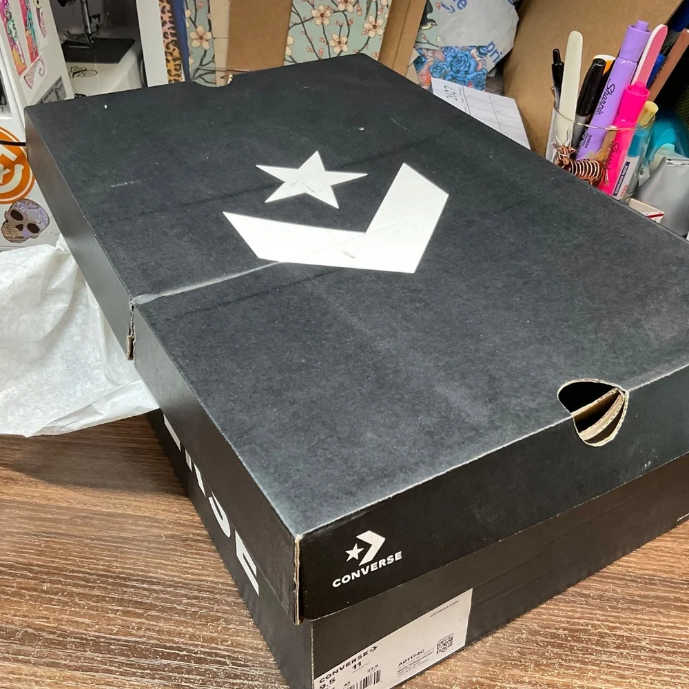 Converse Run Star Motion CX platform sneaker mens 9.5 womens 11 orange high top - Picture 5 of 17